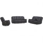 Parker Living Caldwell Tahoe Charcoal Power Reclining Sofa Set