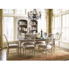 Kincaid Furniture Weatherford Canterbury 7pc Dining Table Set in Cornsilk