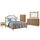 Tommy Bahama Home Palms St. Kitts-Bayshore Rattan Bedroom Set