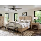 Universal Furniture Modern Farmhouse Ames Bedroom Set - Rustic Natural Oak 