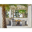 Universal Furniture Coastal Living Outdoor Chesapeake 80" Round Dining Set