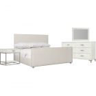 Bernhardt Furniture Loft Highland Park Sawyer Upholstered Bedroom Set, King