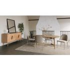 Moe's Home Collection Trie Small Dining Set in Natural