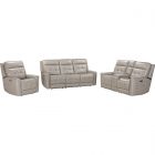 Parker Living Canterbury Pewter Power Reclining Zero Gravity Sofa Set