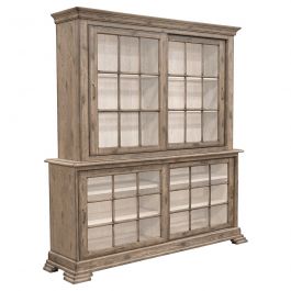 Fairfield Arcadian Sliding Glass Door Credenza With Deck In Burnished 