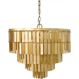 Worlds Away Marcus Bamboo Hardware In Gold Leaf