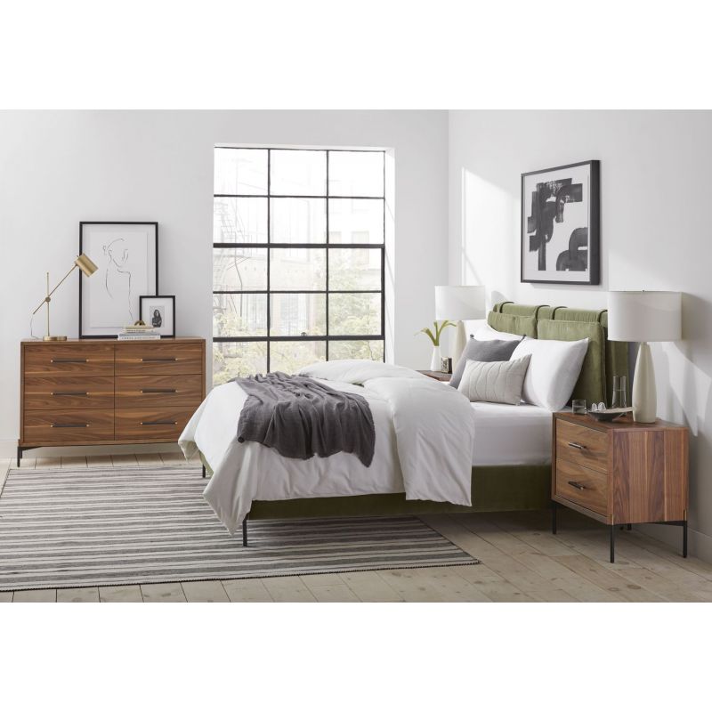 A R T Furniture Bobby Berk Kirkeby Upholstered Bedroom Set In Cal King