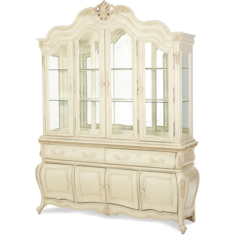 Aico Michael Amini Lavelle Blanc China Cabinet Unlimited Furniture