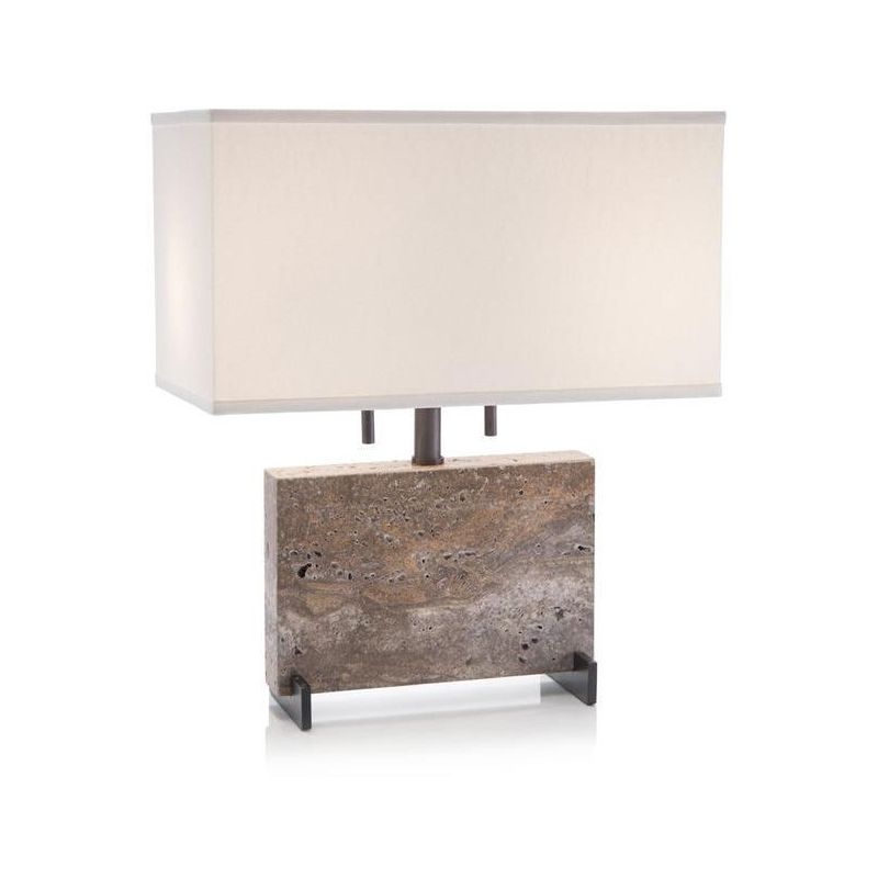 John Richard 21 25 Layered Stone Block Table Lamp Jrl 9719 Unlimited Furniture