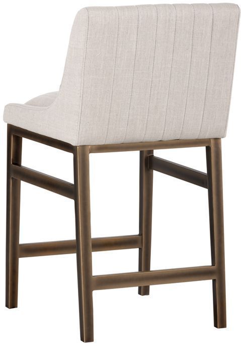 Sunpan Irongate Halden Barstool - Bravo Cream | Unlimited Furniture