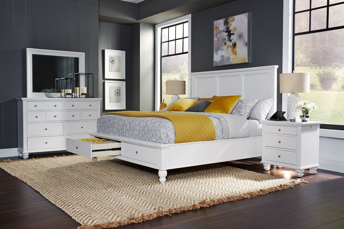 Aspenhome Cambridge Double Dresser - White | Unlimited Furniture