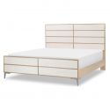 Legacy Classic Biscayne Raffia Panel Bed in Charred Oak, King