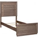 Liberty Furniture Horizons Twin Panel Bed in Graystone