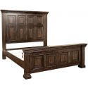 Liberty Furniture Big Valley California King Panel Bed in Brownstone