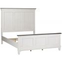 Liberty Furniture Allyson Park Panel Bed in White - Queen