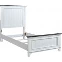 Liberty Furniture Allyson Park Twin Panel Bed in Wirebrushed White