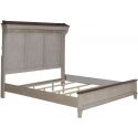 Liberty Furniture Ivy Hollow King Mantle Bed in Weathered Linen