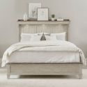 Liberty Furniture Ivy Hollow Queen Mantle Bed in Weathered Linen