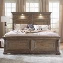 Liberty Furniture Carlisle Court Queen Panel Bed in Chestnut with Dusty Wax (CL1A) - CLEARANCE SALE