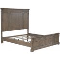 Liberty Furniture Town & Country King Panel Bed in Dusty Taupe