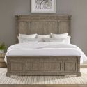 Liberty Furniture Town & Country Queen Panel Bed in Dusty Taupe