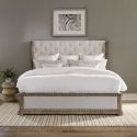 Liberty Furniture Town & Country Queen Shelter Bed in Dusty Taupe