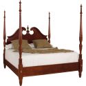 American Drew Cherry Grove Pediment Poster California King Bed