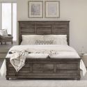 Liberty Furniture Lakeside Haven Queen Panel Bed in Brownstone