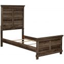 Liberty Furniture Lakeside Haven Opt Twin Panel Bed in Brownstone