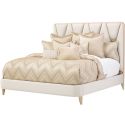 AICO Michael Amini La Rachelle Upholstered Panel Bed, Queen