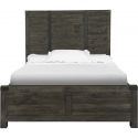 Magnussen Abington Panel Bed in Weathered Charcoal, King