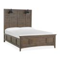 Magnussen Bay Creek Lamp Panel Bed with Regular Rails, Queen