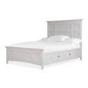 Magnussen Heron Cove Panel Bed with Storage Rails, Queen