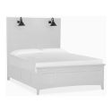 Magnussen Heron Cove Lamp Panel Bed with Regular Rails, Queen