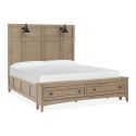 Magnussen Paxton Place Lamp Panel Storage Bed, King