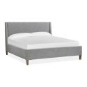 Magnussen Lindon Grey Upholstered Island Bed, King