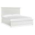 Magnussen Charleston Panel Bed in White Dove, Queen