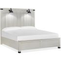 Magnussen Harper Springs Queen Panel Bed in Silo White