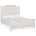 Magnussen Willowbrook Queen Panel Bed in Egg Shell White