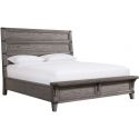 Intercon Furniture Forge King Bed in Brushed Steel