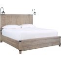 Aspenhome Foundry Queen Panel Bed - Weathered Stone