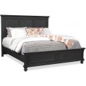 Aspenhome Oxford Cal King Panel Bed - Rubbed Black