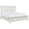 Aspenhome Caraway Queen Panel Storage Bed - Aged Ivory