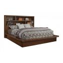 Aspenhome Modern Loft Cal King Platform Bed - Brownstone