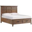 Intercon Furniture Alta Queen Storage Bed in Harvest