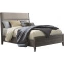 Intercon Furniture Portia King Panel Upholstered Bed in Brushed Brindle