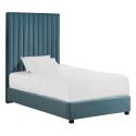 TOV Furniture Arabelle Sea Blue Bed in Twin (BFCM24)