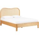 TOV Furniture Grappa Queen Bed - Natural Wood & Rattan