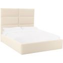 TOV Furniture Eliana King Bed - Cream Velvet