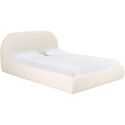 TOV Furniture Bara Textured Queen Bed - Cream Velvet (BFCM24)